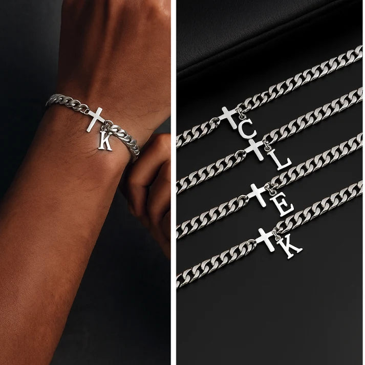 Bracciale con iniziale
