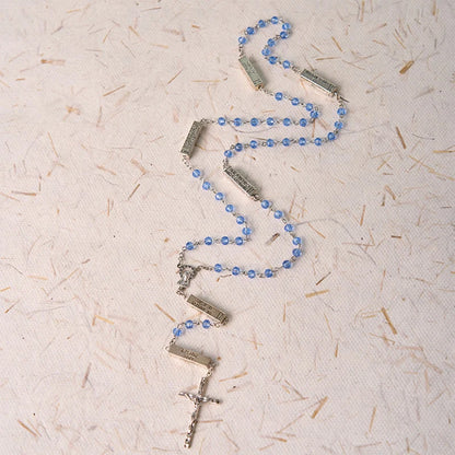 Rosario misterioso cinturino inciso dei misteri